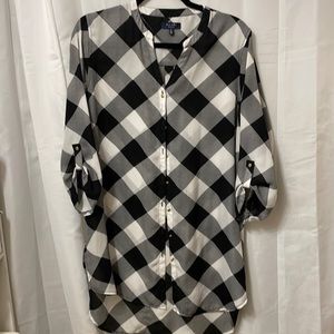 Button front Oversized Shirt